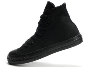 Высокие кеды Converse Chuck Taylor All Star черные - фото слева