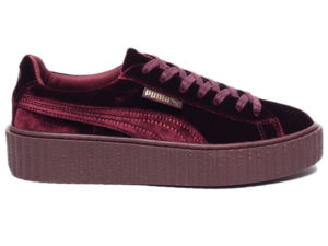 Кроссовки Puma by Rihanna Creeper женские бордовые - фото справа