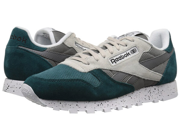 Reebok Classic темно-зеленые с бежевым (36-40)