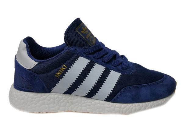 Adidas Iniki синие с белым (40-45)