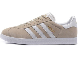 Adidas Gazelle бежевые с белым