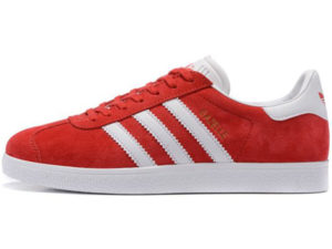 Adidas Gazelle красные с белым