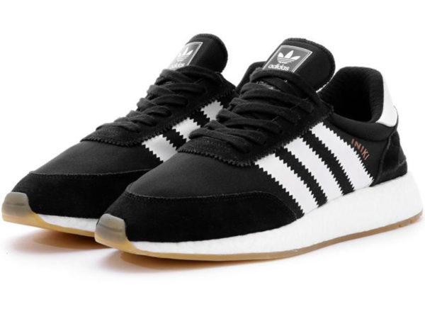 Adidas Iniki Runner Boost черные с белым (40-45)