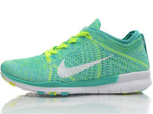 Nike Free Run Flyknit 5.0 зеленые