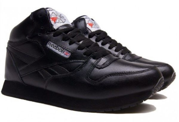 Reebok High With Fur All Black (40-45)