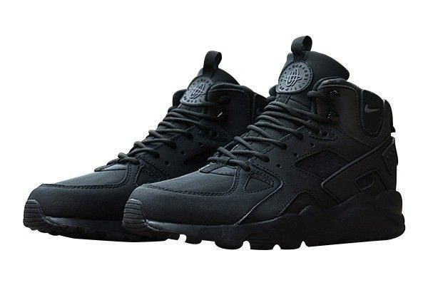 Зимние Nike Air Huarache Winter Black черные (35-40)