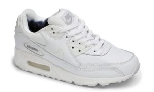 Зимние Nike Air Max 90 с мехом White белые (35-44)