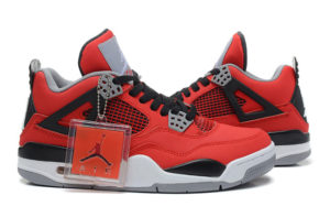 Nike Air Jordan 4 красные (40-46)