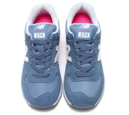 New Balance 574 синие с розовым женские (35-39)