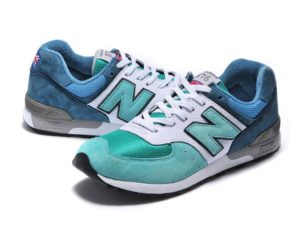 Кроссовки New Balance 576 сине-бело-бирюзовые (39-45)