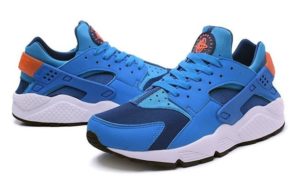 Nike Air Huarache синие с оранжевым (35-39)