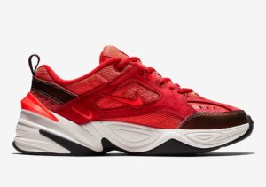 Кроссовки Nike M2K Tekno красные (35-44)