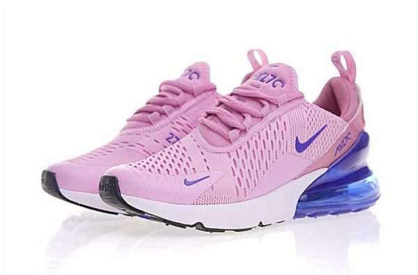 Nike Air Max 270 розовые с голубым (35-39)