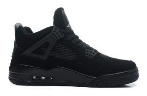 Nike Air Jordan 4 черные (35-45)