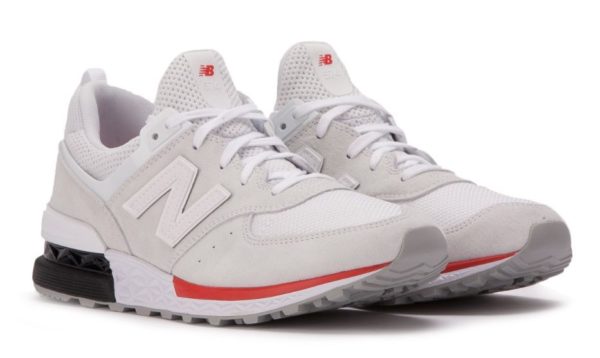 NEW BALANCE 574 замша сетка белые (39-43)