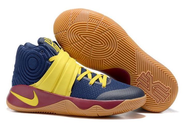 Nike Kyrie 2 blue yellow синие с желтым (40-45)