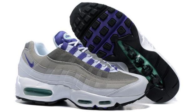 Nike Air Max 95 серо-фиолетовые (36-45)