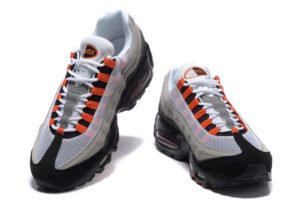 Nike Air Max 95 белые с красным и черным (41-45)