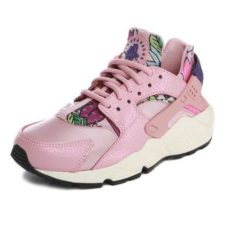 Nike Air Huarache розовые с рисунком (35-39)