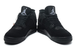 Nike Air Jordan 4 черные (35-45)