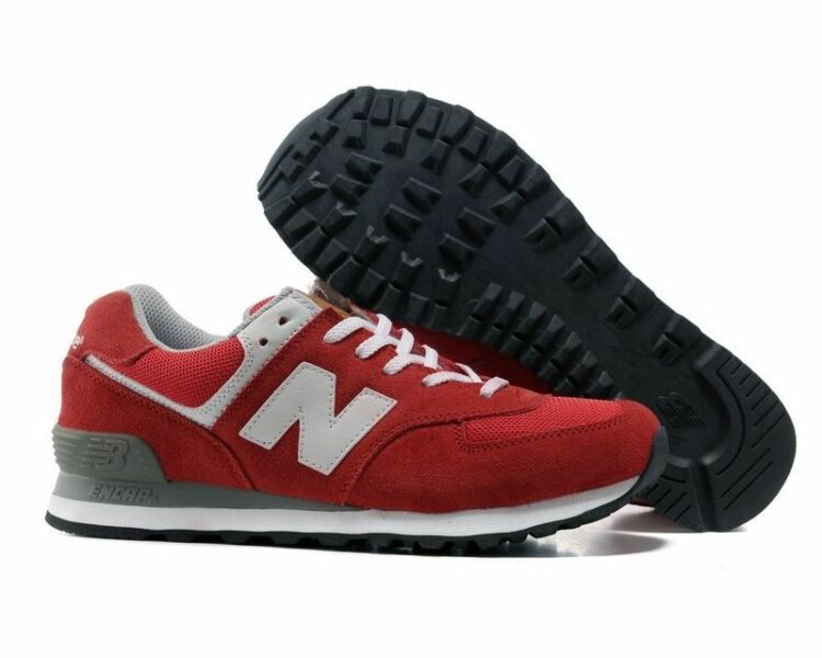 New Balance 574 красные-red (36-44)