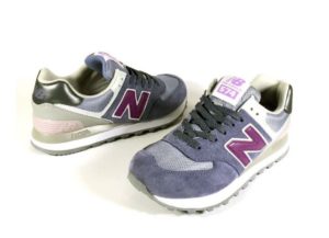 NEW BALANCE 574 замша фиолетовые (36-40)