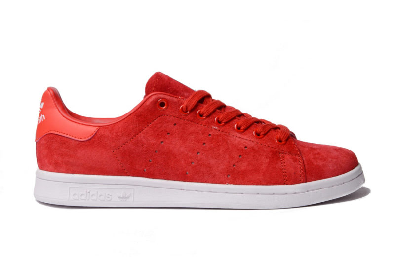 Adidas Stan Smith красные замша (40-45)