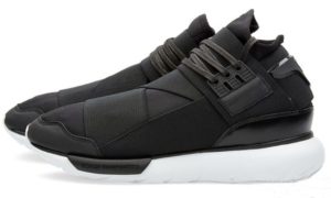 Adidas Y-3 Qasa High черные с белым