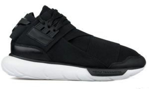 Adidas Y-3 Qasa High черные с белым