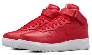 Nike Air Force 1 Lab mid красные (35-44)