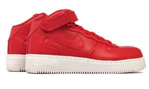 Nike Air Force 1 Lab mid красные (35-44)