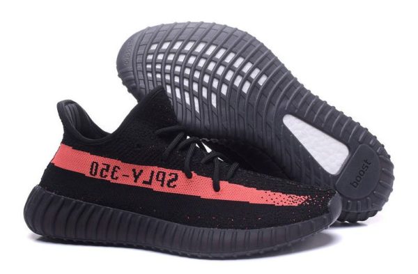 Adidas Yeezy Boost 350 V2 черно-красные (35-44)