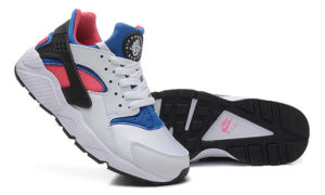 Nike Air Huarache белые с оранжевым (36-40)