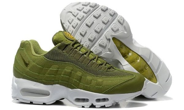 Nike Air Max 95 x Stussy зелено-белые (40-45)