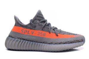 Adidas Yeezy Boost 350 V2 серые с красным (35-44)