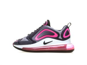 Nike Air Max 720 черные с розовым (35-39)