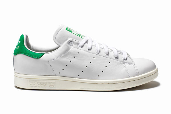 Adidas Stan Smith белые с зеленым (36-45)