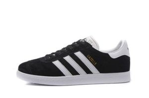 Adidas Gazelle черные с белым (35-44)