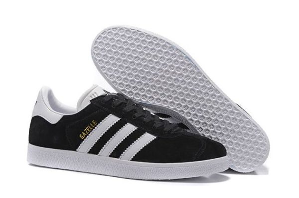 Adidas Gazelle черные с белым (35-44)