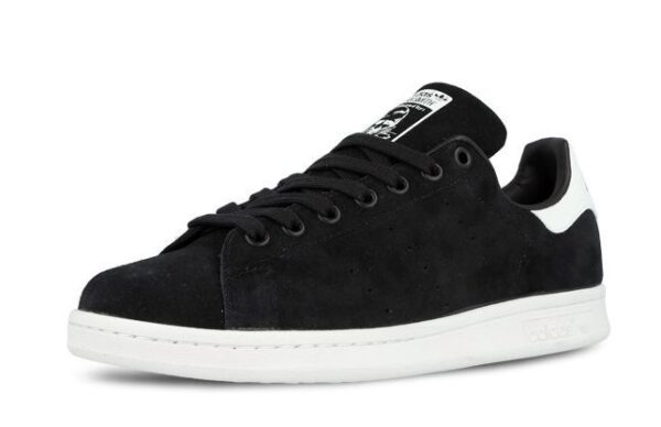 Adidas Stan Smith "Suede" черные с белым (40-44)