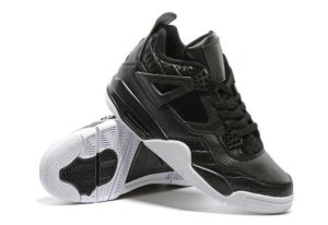 Air Jordans 4 Retro черные кожа  (40-45)