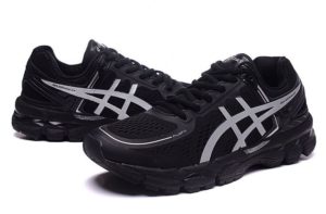 Asics Gel Kayano 22 (Black/Silver) черные 40-44