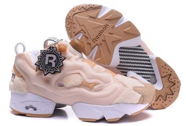 Bait x Ted x Reebok Insta Pump розовые с белым (35-40)