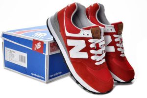 New Balance 574 красные-red (36-44)