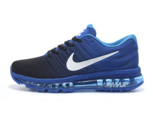 Nike Air Max 2017 синие с черным (40-45)