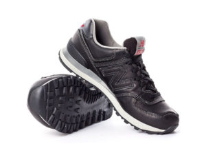 New Balance 574 кожаные черные (40-45)