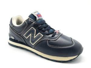 New Balance 574 кожаные темно-синие (40-46)