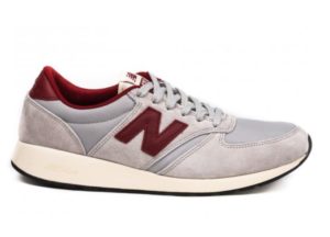 New Balance 420 серые с бордовым (36-40)