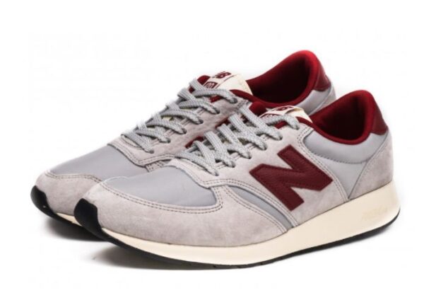 New Balance 420 серые с бордовым (36-40)