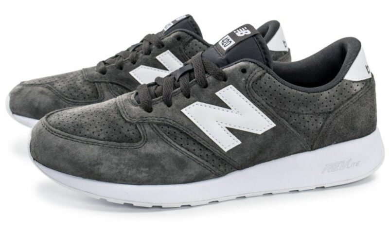 New Balance 420 "Suede" серые с белым (35-39)